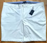PETER MILLAR CROWN CRAFTED 9" GOLF SHORTS WHITE 42 MS22EB550A