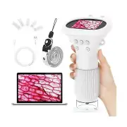 HUTACT Kids Microscope Portable with 2'' Screen - 1000X Mini Digital Handheld...