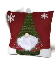 Kringle Gnome Pillow - Red 13 Inches