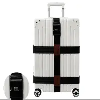 在飛比找momo購物網優惠-【丹丹有品】行李箱十字綁帶(行李束帶 捆箱帶 打包帶 固定束