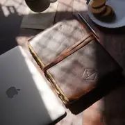 Timeless Explorer - A4 Vintage Leather Journal Notebook