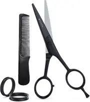 Small Scissors with Comb for Beard, Mustache, Facial, Nose, and Eyebrow - Hair S