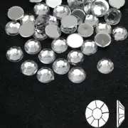 2000 pcs Clear Color Acrylic Flatback Round Crystal Rhinestone Gem 5mm(0.2")