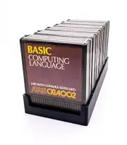 Cartridge Holder for Atari 400 & 800 - Tray Holds Up To 6 Games