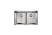 AGUZZO Stainless Steel Kitchen Sink - 770mm Double Bowl - Top/Under Mount