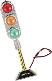 Mikinona Led Mini Traffic Signal Light Car Decor DIY Car Interior Durable Long-Life Light