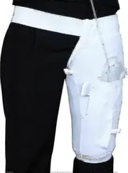 Adjustable Waist Belt Leg Bag Holder for Incontinence, Urine Catheter Cover with Washable Durable Sleeve M