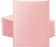 Switory 25Pcs Bubble Mailers, 21.6x28cm Padded Envelopes Bubble Lined Wrap Polymailer Bags for Shipping Packaging Mailing Self Seal, Pale Pink