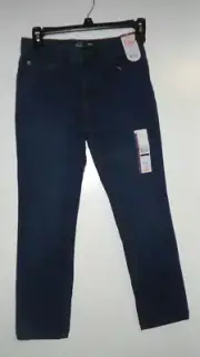Wonder Nation Boys Slim Fit Blue Jeans Stretch Adjustable Waist Size 10 NWT
