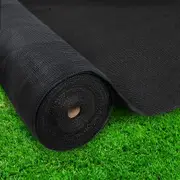 3.66x30m 30% Instahut Shade Cloth Shadecloth Sail Mesh Roll Outdoor Black
