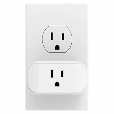 Smart Plug 16A Wifi Outlet Work with Alexa Google Home 4 Pack Mini Socket