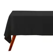 Maxwell & Williams Cotton Classics Rectangular Tablecloth 230x150cm - Black