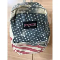 在飛比找蝦皮購物優惠-JANSPORT 後背包 背包 書包 運動 美國 國旗 美國