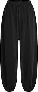 [inhzoy] Unisex Kids Boys Girls Harem Trouser Casual Sports Pants Kung Fu Taichi Yoga Activewear