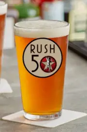 Rush - (50) - Rock and Roll - 16oz Pint Beer Mixing Glass Pub Barware Liquor 25