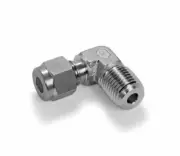 3/8" Tube x 1/2" MNPT 316ss Male Elbow Fitting Ham-Let 769LSS3/8X1/2