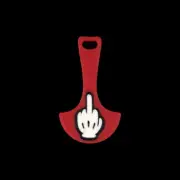 Removable Shopping Trolley Key Token suits Coles, Aldi, Woolies Middle Finger