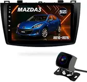 9-inch Car Stereo Display with Backup Camera, Compatible with Mazda 3 2010-2015 Models