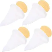4pcs Pet Hair Remover Laundry Washing Machine Lint Trap High Performance Mesh Bag for Dryer Reusable Pet Hair Catcher for Washing Machine