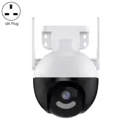 A18 8MP HD Wireless WiFi Smart Surveillance Camera, Specification:UK Plug