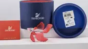 NEW~Swarovski Crystal~**RED SIAMESE FIGHTING FISH**~Austria~BOX & COA~3.25" Long