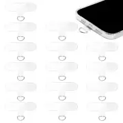 DIVINA VITAE 15 Pcs Phone Tether Tab, Universal Transparent Phone Lanyard Tab