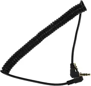 TINEASUR Enhance Your Audio Experience Right Angle Stereo Audio Cable Coiled Male to Male Mm for Phones Tablets Speakers