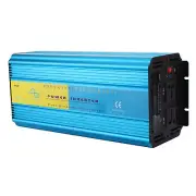 LCD USB Power Inverter Super Power Pure Sine 2 Plugs Dual Fan For Heat