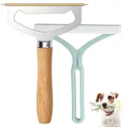 2 Packs Pro Set, 1 Buck Thick Metal Carpet Scraper Dog Hair Remover, Portable...