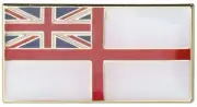 White Ensign Royal British Navy UK United Kingdom Red Saint St George's Pin