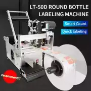 Automatic Round Bottle Labeling Machine Date Printer Label Dispenser Tag Coding