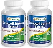 Broccoli Sprouts 1000 Mg Per Serving 120 Capsules by Best Naturals - Manufactured in a USA Based GMP Certified Facility and Third Party Tested for Purity. Guaranteed!! (2)