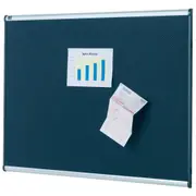 Quartet Embossed Foam 180x120cm Bulletin Pin Board Stationery w/ Aluminium Frame