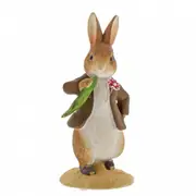 Beatrix Potter Peter Rabbit Benjamin ate a Lettuce Leaf Miniature Figurine A30110