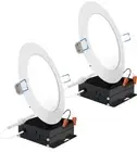 Energy Star 2 Pack - 6 Inch Ultra Thin LED Recessed Ceiling Lights 2700K Dayl...