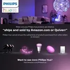 Philips Hue White and Color Ambiance BR30 LED Smart Bulb, Bluetooth & Zigbee ...