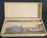 Ralph Lauren Watchband Cake Knife & Server Set 18/10 Stainless Steel New in Box