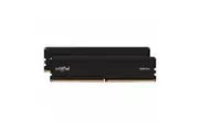 Crucial Pro 16GB (1x16GB) DDR5 UDIMM 6000MHz CL36 Black Heat Spreader Overclocking Support Intel XMP AMD Ryzen for Desktop PC Gaming Memory