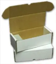 500 count Cardboard Baseball Trading Card Storage Boxes - Bundle of 50 box