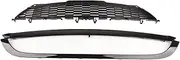 Gearwell 3pcs Gloss Black Hood Molding Grille Trim Kit for Cooper R55 R56 R57 R58 R59