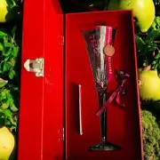 Waterford Crystal 12 Days of Christmas Flute Partridge in a Pear Tree NIB