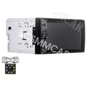 Touch Screen Car Radio CD DVD Player Bluetooth Stereo 2DIN USB AUX FM W/Camera (for: Honda Civic)
