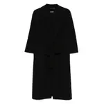 ['s Max Mara] 's Max Mara Belted Duster Coat 40 IT BLACK