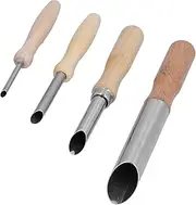4 Pack Circular Round Hole Pottery Pottery Clay Tools Clay Round Hole Cutter Pottery Clay Ceramic Tools for Pottery Sculpture Modeling