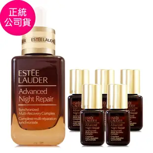 【ESTEE LAUDER雅詩蘭黛】特潤超導全方位修護露50ml+7ml*5 - 小棕瓶 (正統公司貨)