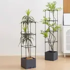 Tomato Planter Box with Trellis Plant Support Pot Portable Minimalist Creative