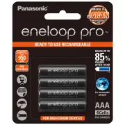 Panasonic AAA Eneloop Pro Rechargeable Batteries. BK4HCCE/4BT