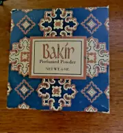 Germaine Monteil BAKIR PERFUMED POWDER 6 OZ Sealed in Original Box New Old Stock