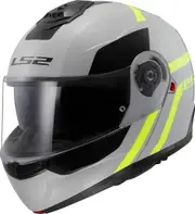 LS2 FF908 Strobe II Autox Helmet, grey-yellow, Size XS for Men Grey Yellow