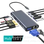 [現金商品和快速交貨] TYPE-C HUBEXPANSION DOCK CLINE濃度韆兆網絡端口DOUBLEHDMI